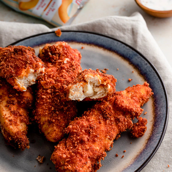 Mozzarella Stuffed Crispy Fried Chicken
