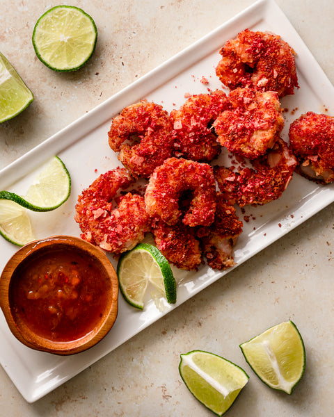 Fiery Hot Coconut Fried Shrimp