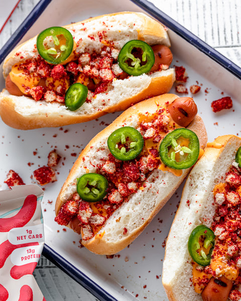 Keto Flamin Hot Firecracker Hot Dogs