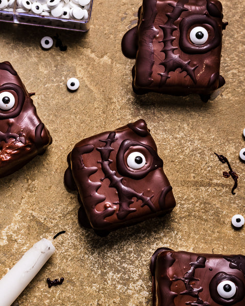 Spooky Spellbook Peanut Butter Squares!