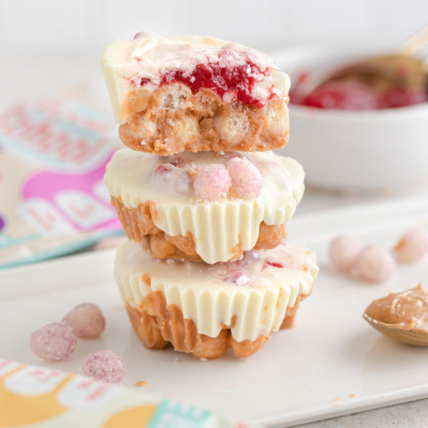 Peanut Butter & Jelly Keto Cereal Cups