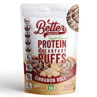 BTG Protein COATED Puffs -12pk Cinnamon Roll