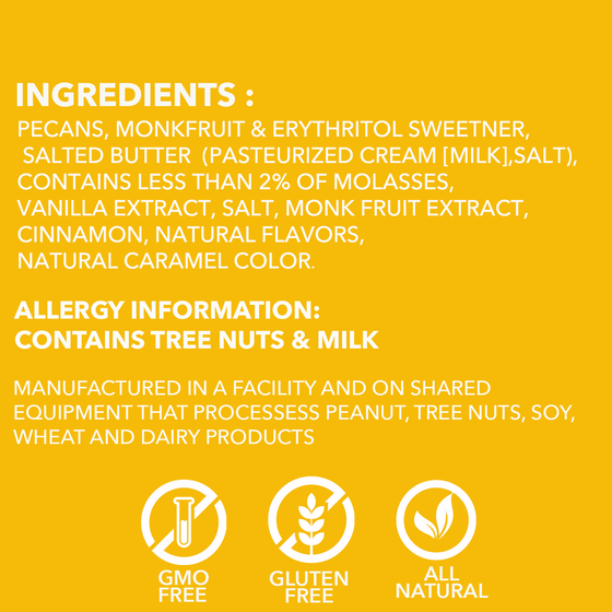 Keto Maple Pecans (2-pack)