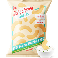 Keto Puffs - Sour Cream & Onion - 12 Pack