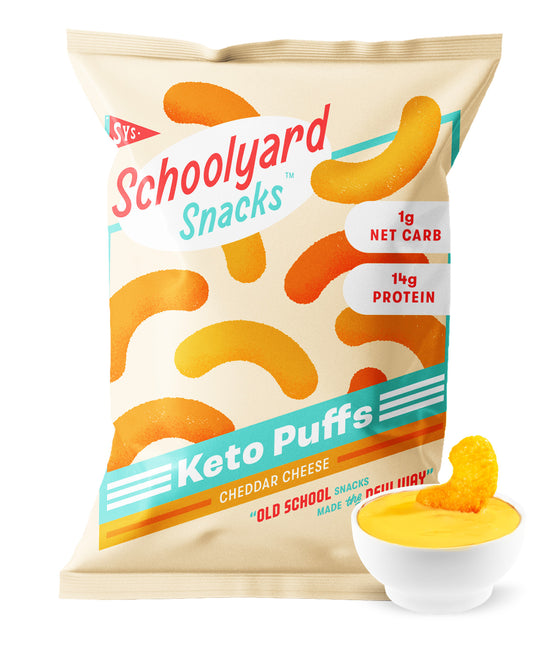 Keto Puffs - Cheddar Cheese - 12 Pack