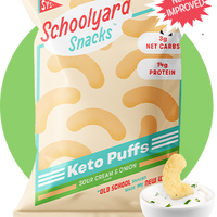 Schoolyard Snacks Sour Cream & Onion Puffs 12pk (26g)
