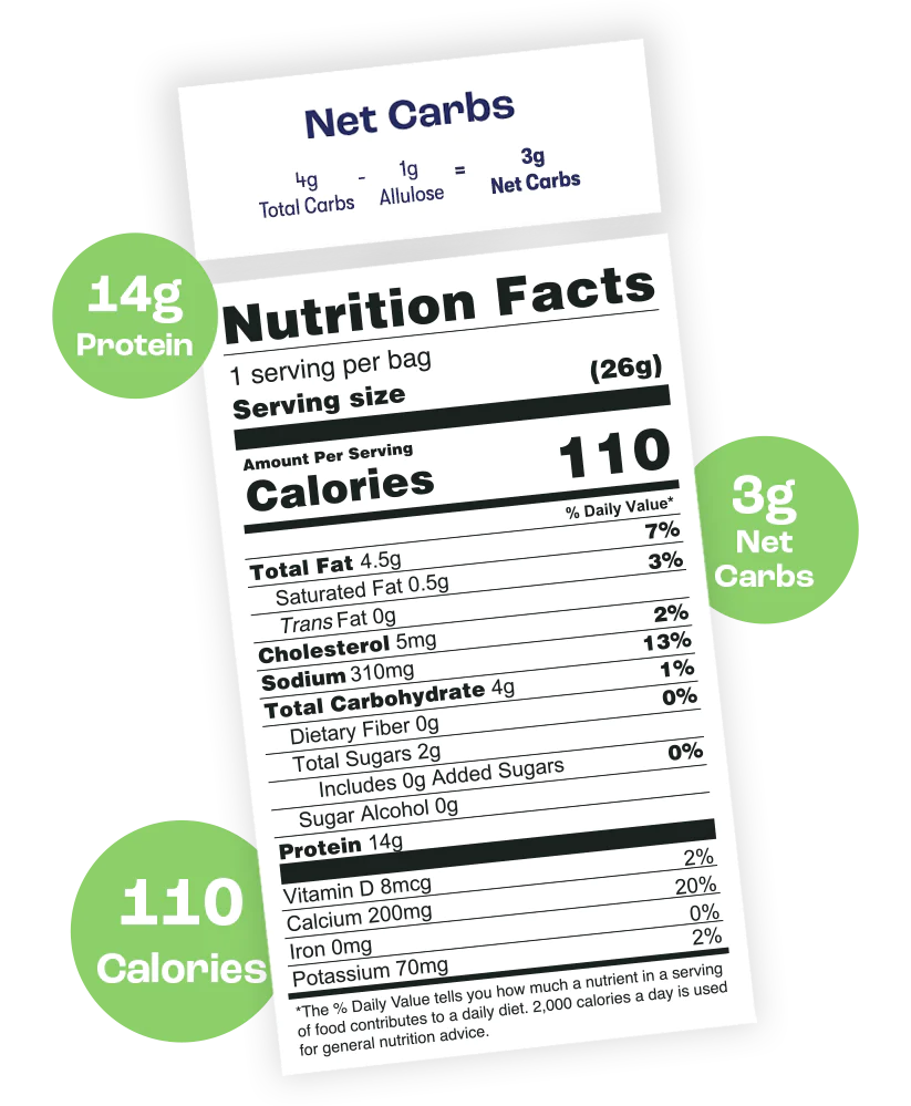 Sour Cream & Onion Nutritional Facts