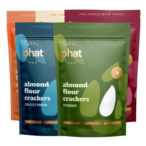 Low Carb, Keto Crackers by Real Phat Foods