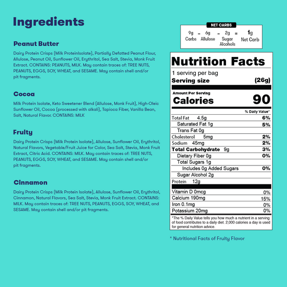 Keto Cereal (12 Bags)*