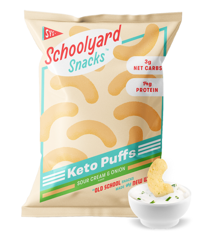 SPECIAL OFFER: Keto Cheese Puffs - Sour Cream & Onion